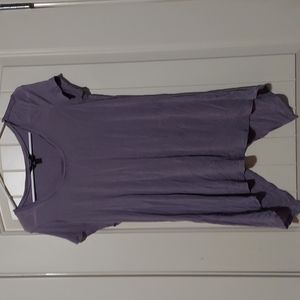 Purple tunic shirt